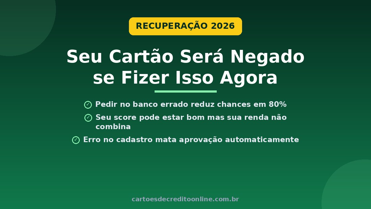 Descubra os 5 erros que garantem a negação. Passo a passo para corrigir. Aumentar taxa de aprovação em 2026